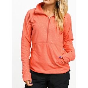 Roxy Kids Coral Fleece Aztec Print Half Zip Pullover Sweatshirt